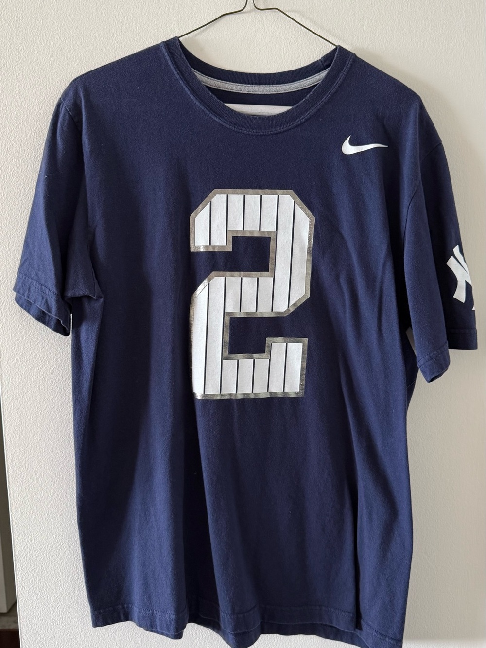 Nike New York Yankees Derek Jeter Commemorative Number 2 T Shirt
